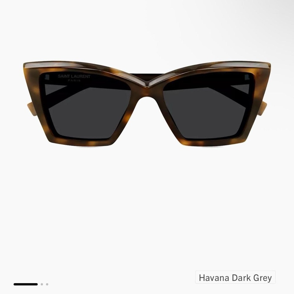 Saint Laurent Brown and Gray Fashion Sunglasses